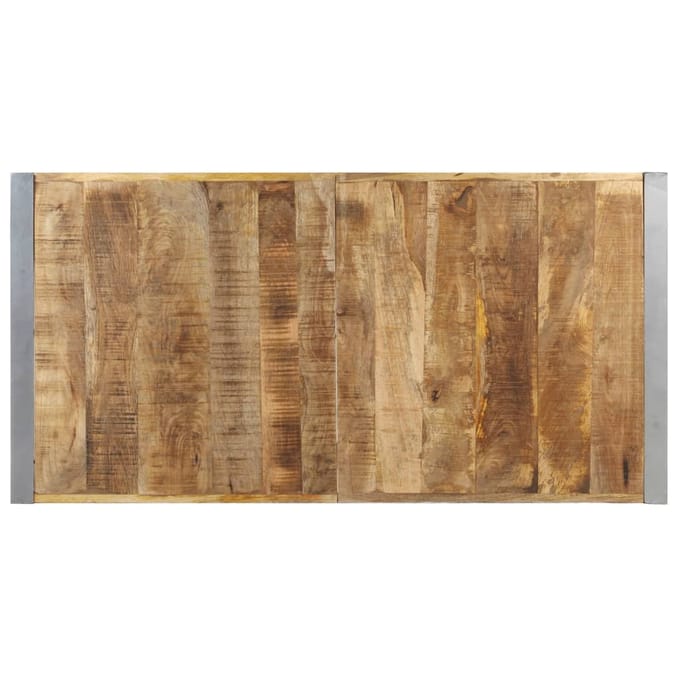 vidaXL - Salontafel - 140x70x40 - cm - ruw - mangohout