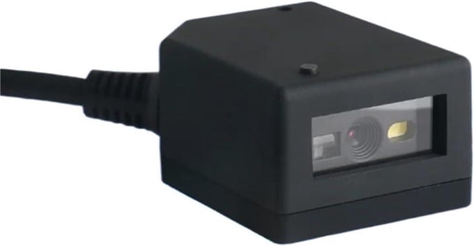 Bedrade QR-scanner - Barcodelezer Scanner - Magazijn Scannen - Vaste Motor - 1.5m Draad - Zwart
