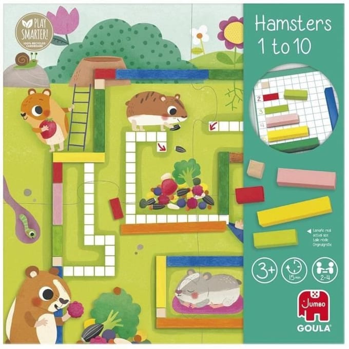 Jumbo Hamsters 1 tot 10 Bord- & kaartspellen Bordspellen