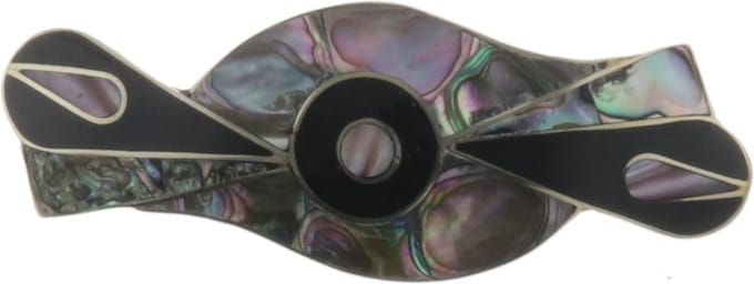 Behave - Haarspeld - Schelp - Golvend design - 9,5 cm