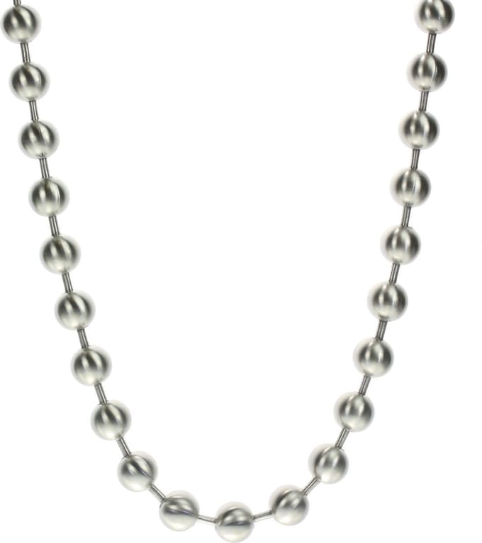 Behave - Stainless steel ketting dames - Matte finish - 57 cm