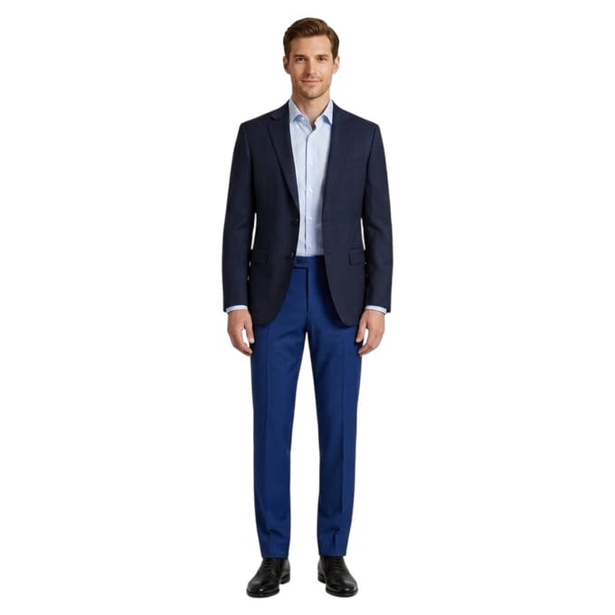 Boss H-Genius Pantalons Straight Chino (Blauw)