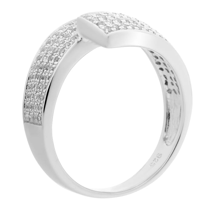 Orphelia ZR-3510/52 - Ring Micro Pavé Zirconium - 925 Zilver - Maat 52