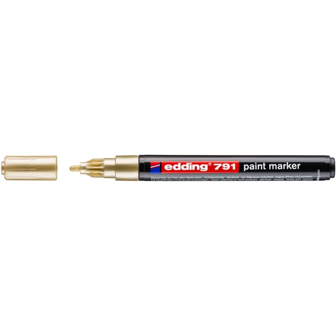 Paintmarker edding 791 op alcoholbasis 1-2mm goud