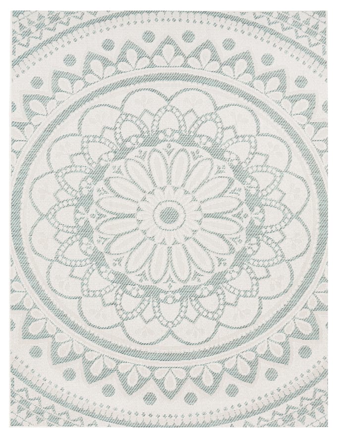 Binnen- en buitenkleed Breezy turquoise 80x150 cm