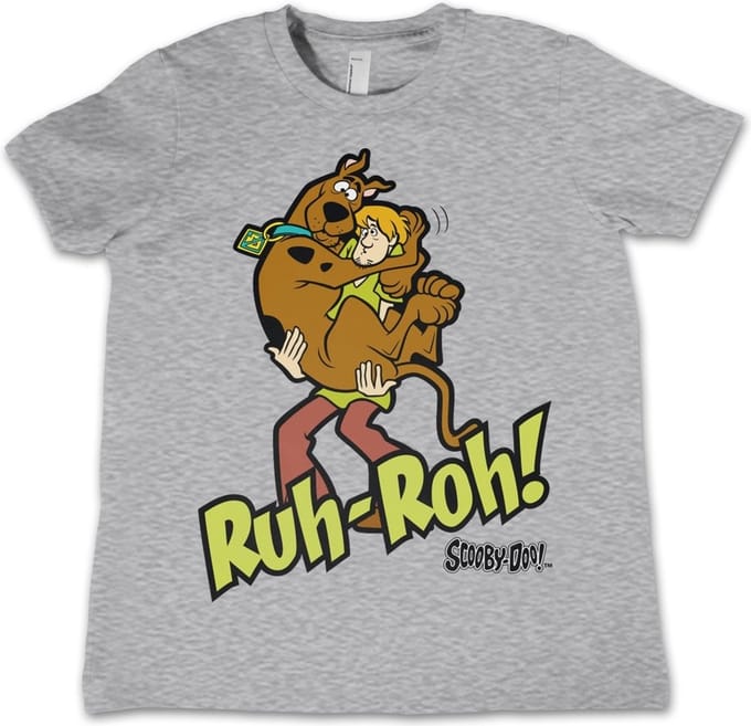 Scooby Doo Ruh-Ruh Kids Tee kinder-T-shirt Heather-Grey