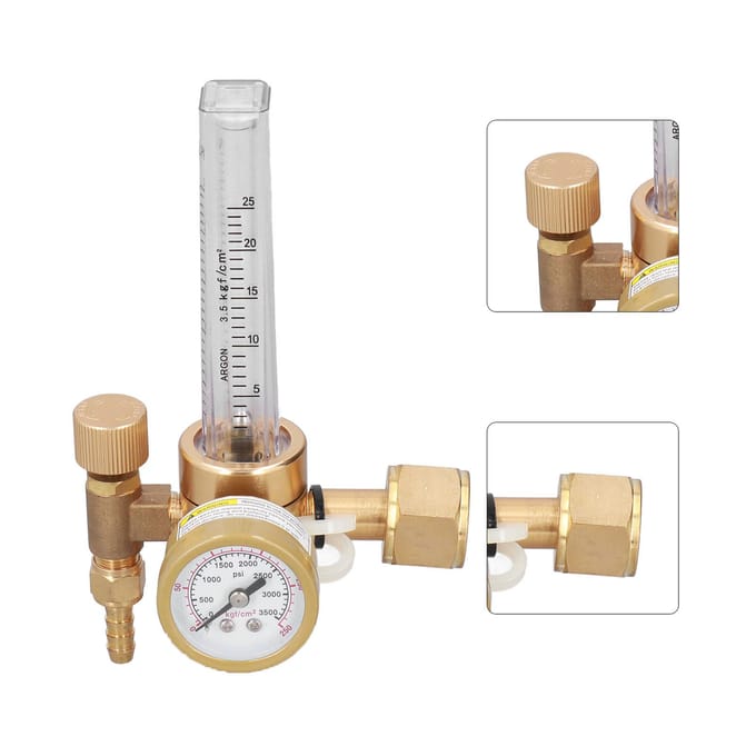 Lassen Regulator Ventiel Messing Flowmeter CO2 Gas MIG Lasmachine Accessoires OBC?191