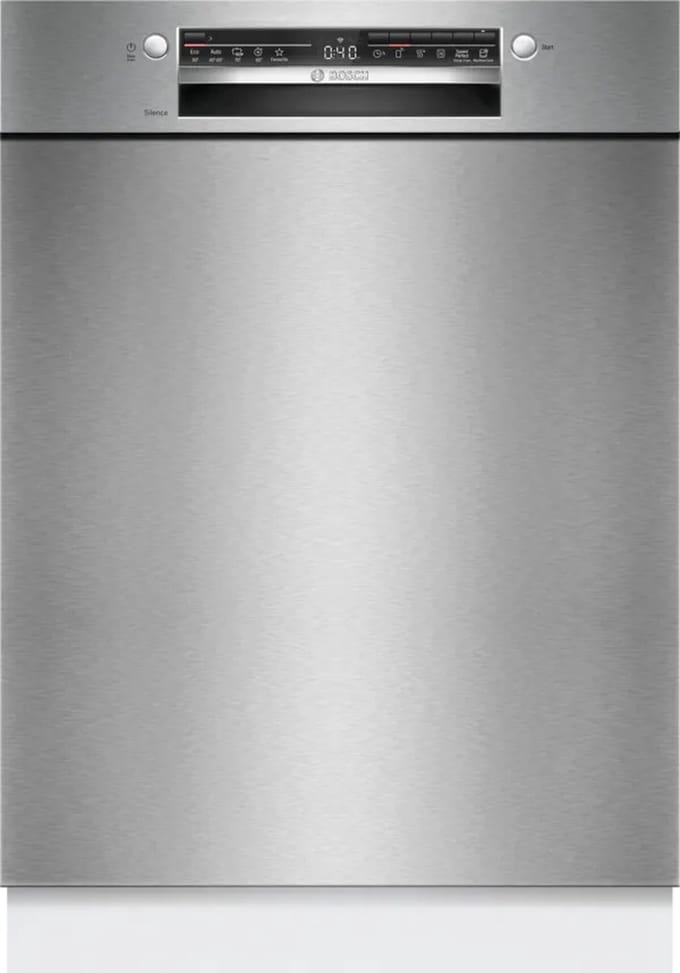 Bosch SMU2ITS09E - Serie 2 - Inbouwvaatwasser - 60 cm - Geborsteld staal - Energielabel E - Home Connect