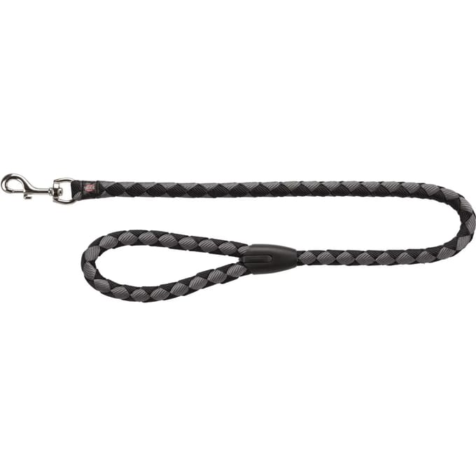 Trixie Cavo riem L-XL: 1,00 m/ø 18 mm zwart/grijs