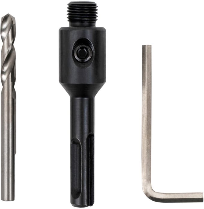STIER SDS-Plus-adapter 1/2" 20 UNF voor gatzagen 14-32 mm incl. inbussleutel