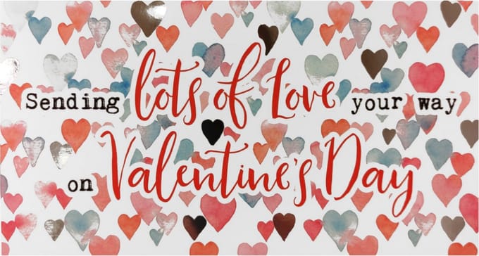 Kaart - Valentijn - Sending lots of love - SVP19-A