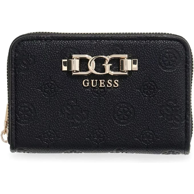 GUESS portemonnee Anise SLG Zip Around Wallet Sage Logo kaki