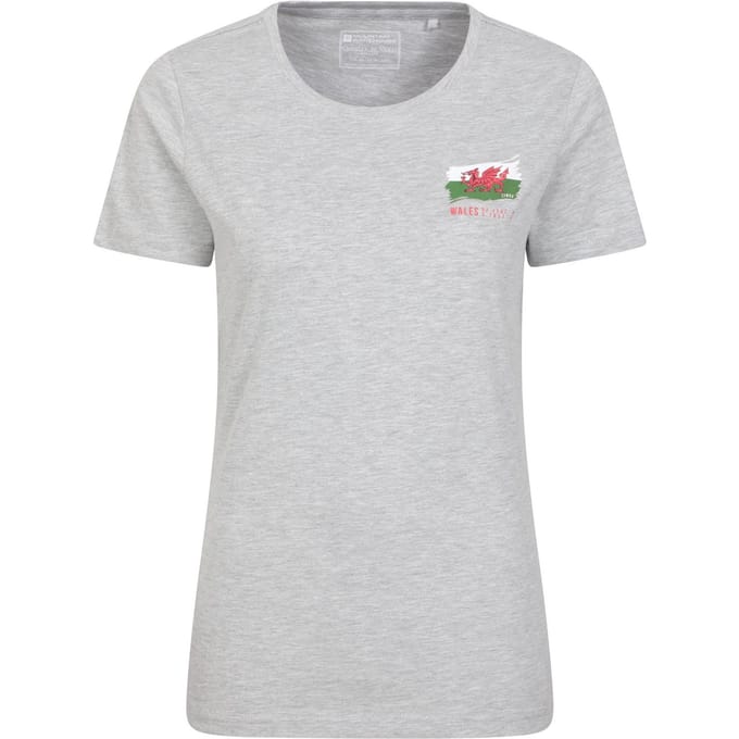 Mountain Warehouse Dames Wales T-shirt (Grijs)