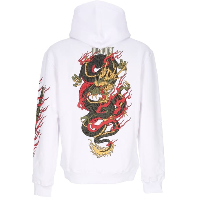 Herenhoodie Ryu Dragon Hoodie Wit