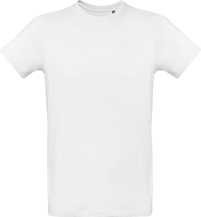 T-shirt met ronde hals 'Organic Inspire Plus'/men Wit - M
