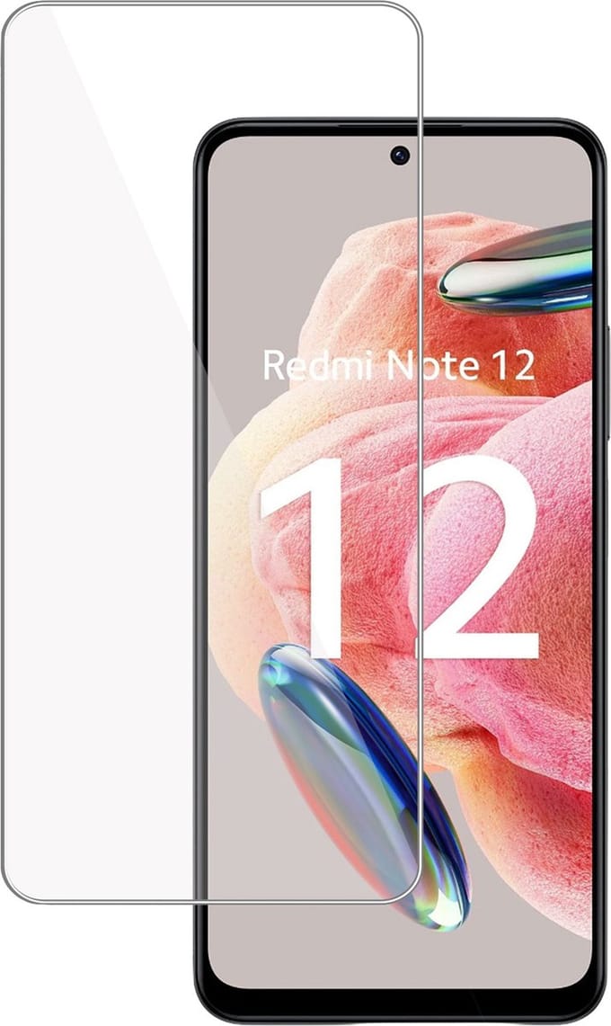 Screenprotector geschikt voor Xiaomi Xiaomi Redmi Note 12 Screenprotector – Gehard Glas - Proteqt+