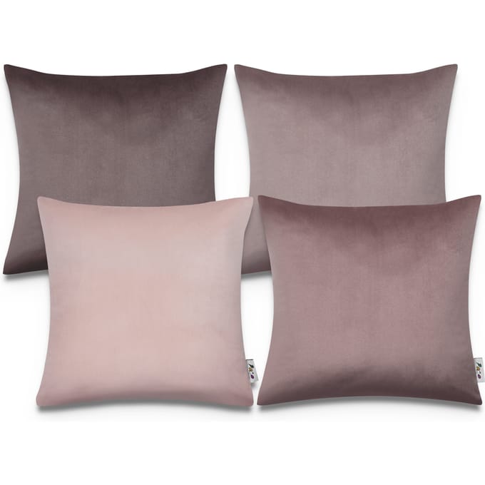 Kussensloop Chino roze 45x45 cm, 4 stuks