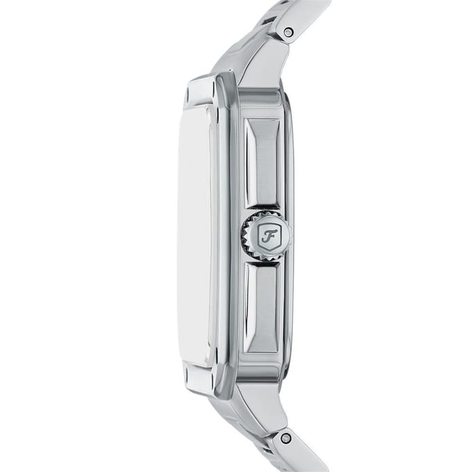 Fossil CROSBY Heren Horloge 42 mm - Zilverkleurig
