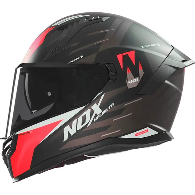 Volle motorhelm Nox N401 Crower