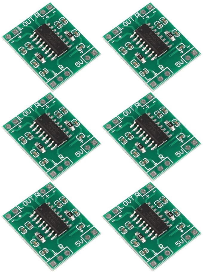Allecto - Digitale Versterker - 2x3W Class D - Compact formaat - Audio Module - Hoogwaardige geluidskwaliteit - Geschikt voor muziek - Mini formaat
