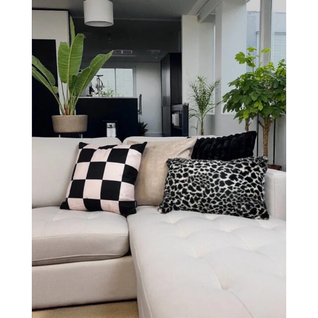 NOVÉE Sierkussen kentya beige | 45 x 45 cm | polyester