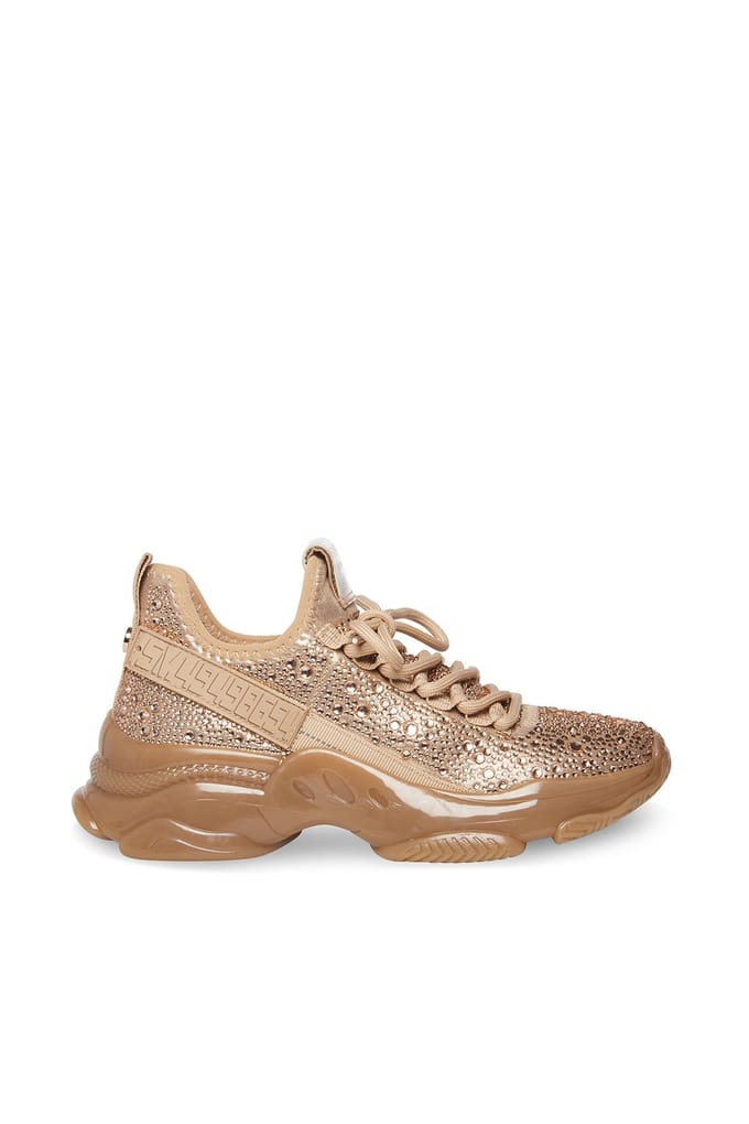 Steve Madden Maxima-r Sneakers Rose Gold Maat: 36 | Sneakers Outlet | Dames | Goud