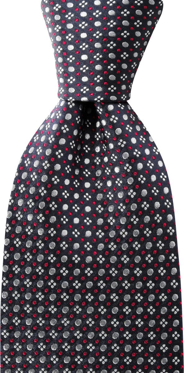 We Love Ties - Stropdassen - Stropdas Foreign Affairs - blauw / rood / grijs / wit