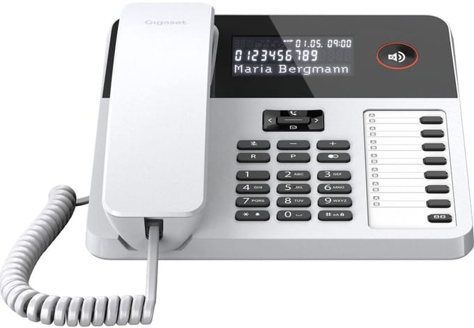 Vaste telefoon - nummerweergave - inbelblokkade - wit - 600