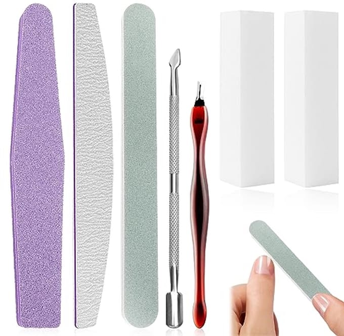 Professionele Nagelvijlset met 7 Stuks voor Perfecte Manicure
