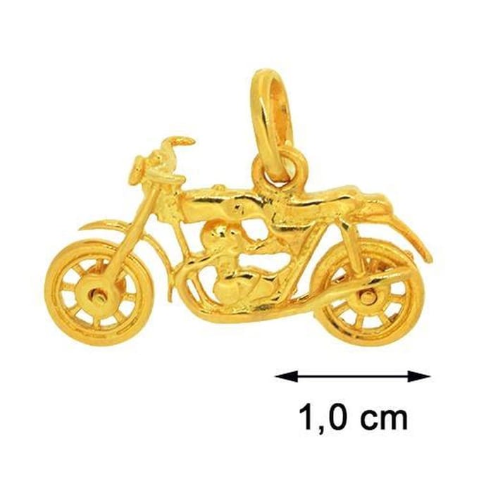 Blinx Jewels Vergulden Hanger Motorfiets