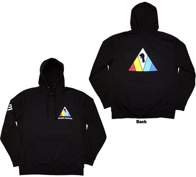 Imagine Dragons - Triangle Hoodie/trui - XL - Zwart