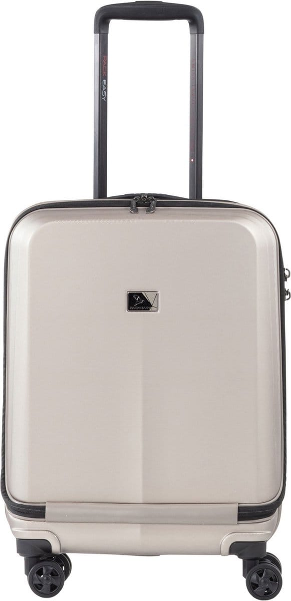 Pack Easy B-Solutions 4 wielen Cabinewagen S 55 cm Laptopvak - Harde bagage - TSA slot - taupe