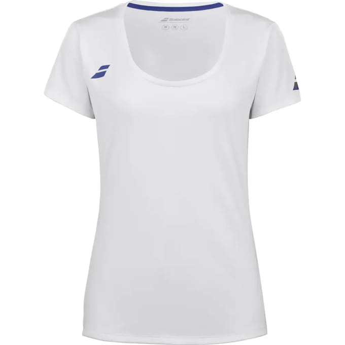 Babolat Play Cap Sleeve T-shirt Dames-Wit