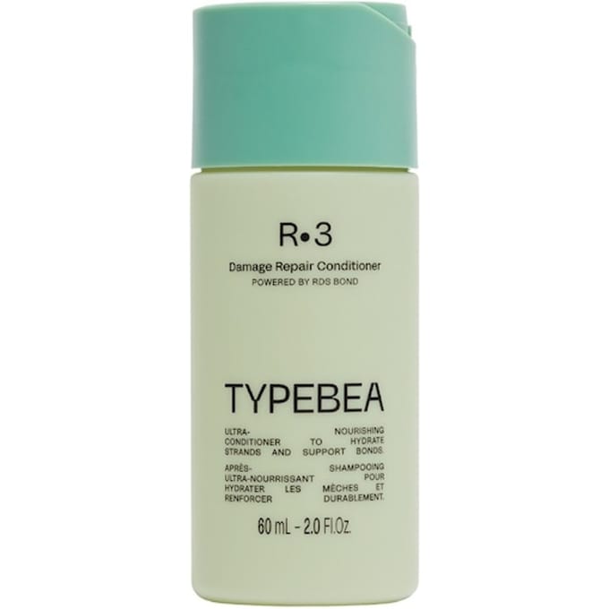 TYPEBEA Shampoo & Conditioner R·3 Damage Repair Afzetting reparatiespoeling Dames 60 ml
