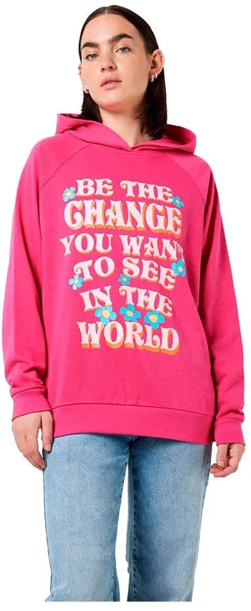Noisy May Mily Hoodie Roze XS Vrouw
