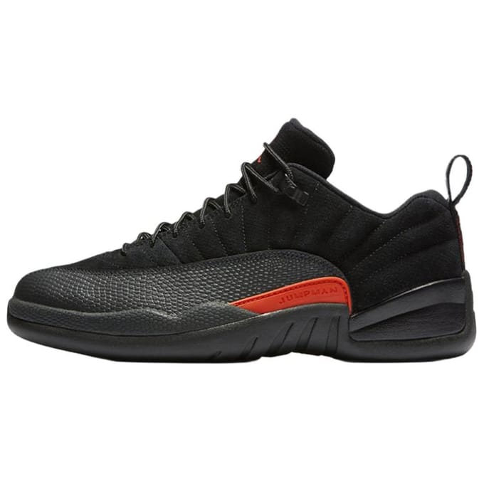 Jordan 12 Retro Low Max Orange 308317-003 41 black