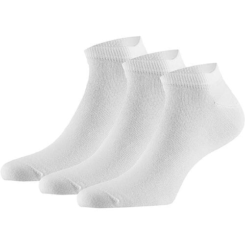 Apollo Sneakersokken Basic Bamboo Wit 3-pack-35/38