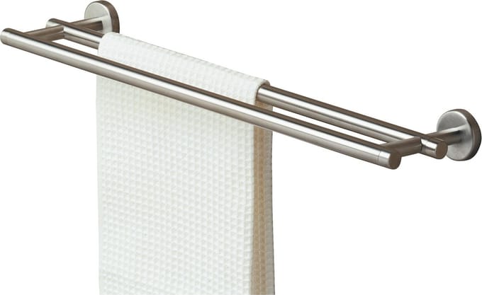 Tiger Boston - Handdoekrek - dubbel - Voor 2 handdoeken - 60 cm - RVS geborsteld
