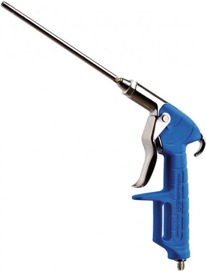 AsturoMec PA/6L Blaaspistool Verchroomd met soft grip handvat en 150mm blaastuit