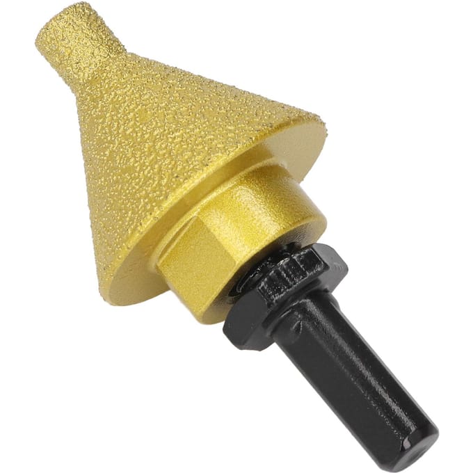Diamant Afschuiningsfrees 38mm Diameter Gat Vergroten Trimmen Slijpen Bit met M14 Adapter Stift