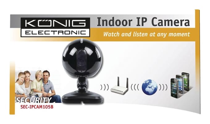 König SEC-IPCAM105 IP-beveiligingscamera Binnen 640 x 480 Pixels