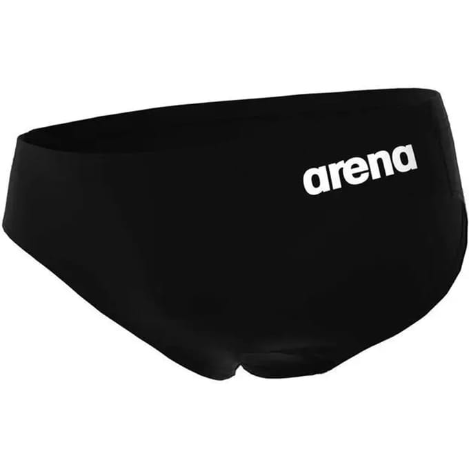 ARENA | B Team Swim Brief Solid black-white (Maat - 2-3)