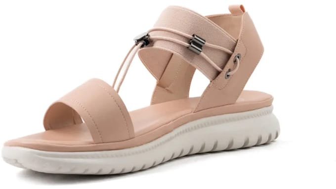 Verstelbare sandalen met brede neus, model H - Lou
