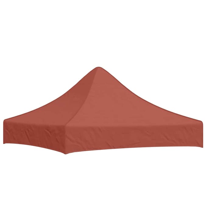 vidaXL - Partytentdak - 270 - g/m² - 2x2 - m - terracotta