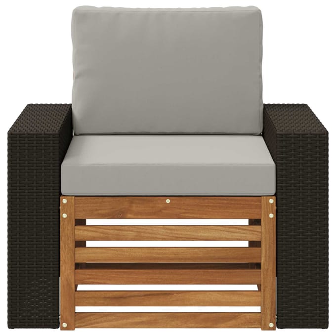 vidaXL - Buiten - Midden - Sofa - Naturel