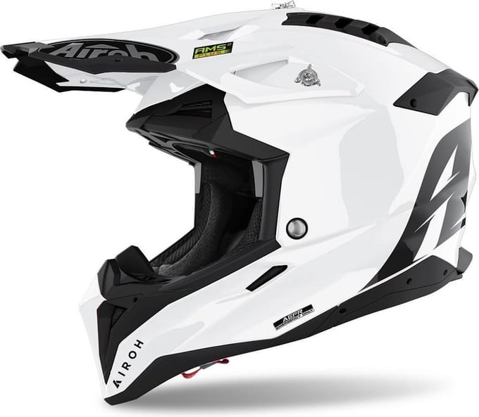 Airoh Aviator 3 AMS� Solid glans wit