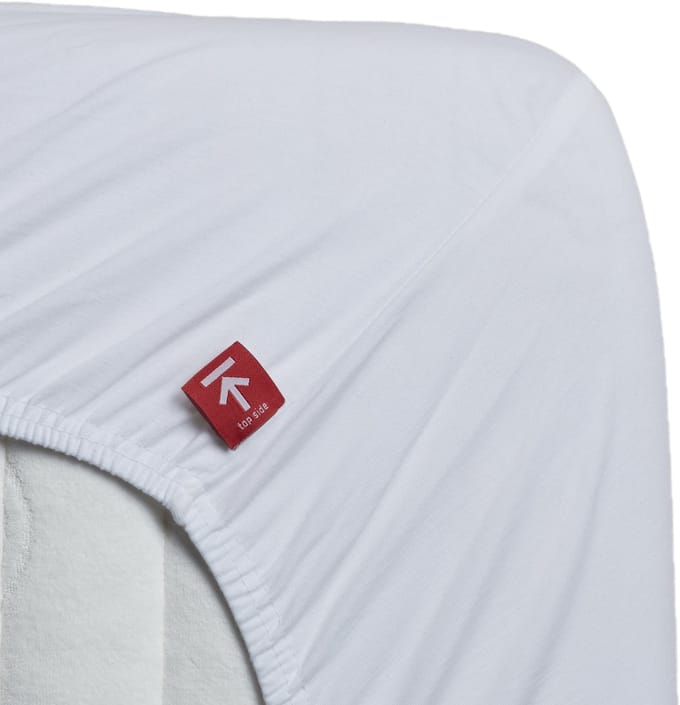 Beddinghouse - Jersey-stretch - Split-topper - Hoeslaken - 140x220 cm - Wit