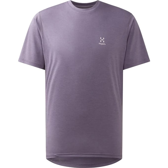 Haglofs Ridge T-shirt Met Korte Mouwen Paars S Man