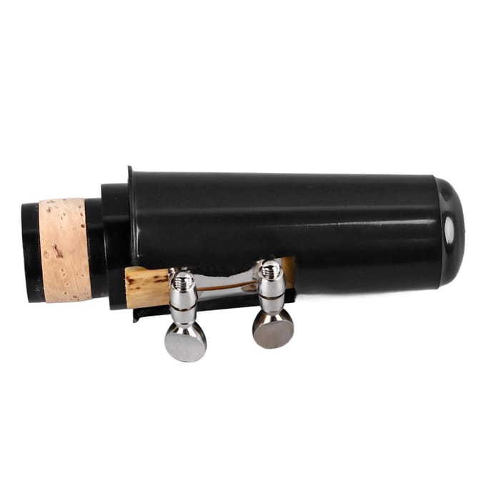 Klarinet Mondstuk Ligatuur Rietkap Muziekinstrument Accessoire voor Vervanging black