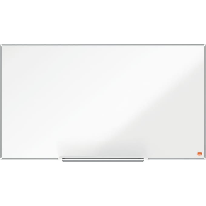 Nobo Impression Pro Widescreen Magnetisch Whiteboard Emaille Met Accessoire Houder- Inclusief Whiteboard Marker - 890x500mm - Wit